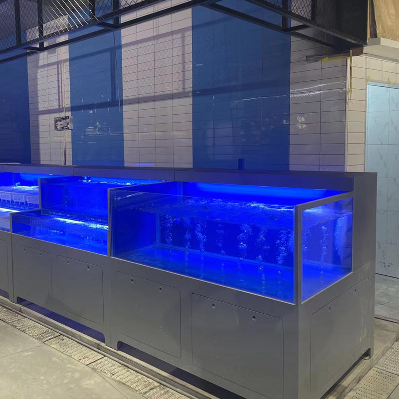 Newest Supermarket two layers multi-layer fish tank