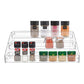 Kitchen acrylic spice bottle display stand