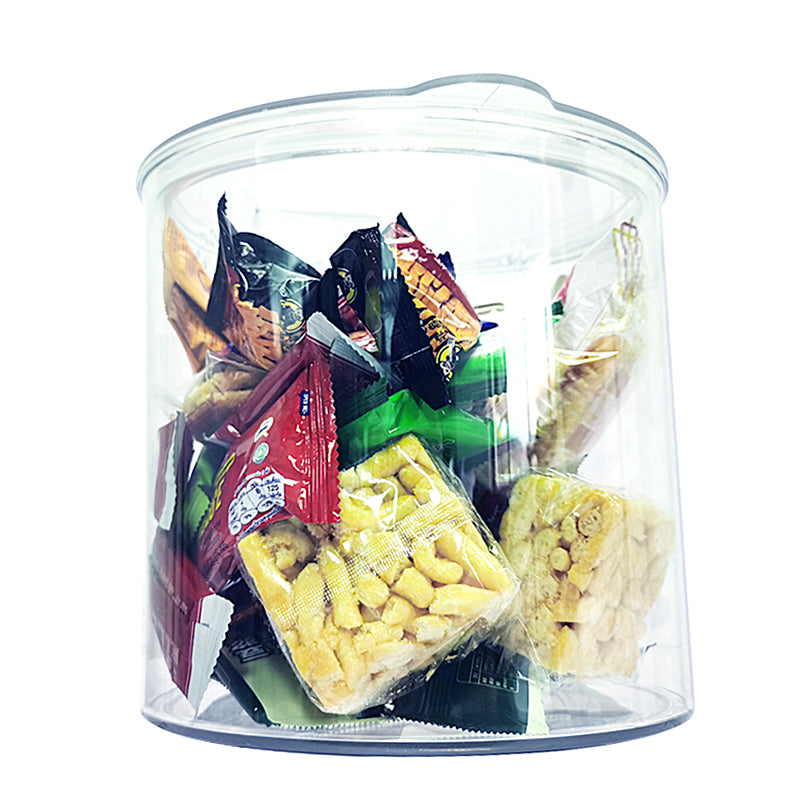 업그레이드 된 사탕 상자 곡물 양동이 명확한 대량 저장 Caja de dulces 쇼핑 배럴 상자 고용량 디스펜서 세 가지 크기 