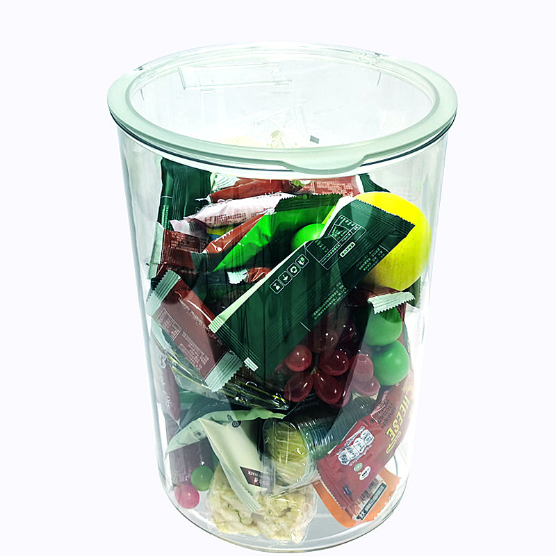 업그레이드 된 사탕 상자 곡물 양동이 명확한 대량 저장 Caja de dulces 쇼핑 배럴 상자 고용량 디스펜서 세 가지 크기 