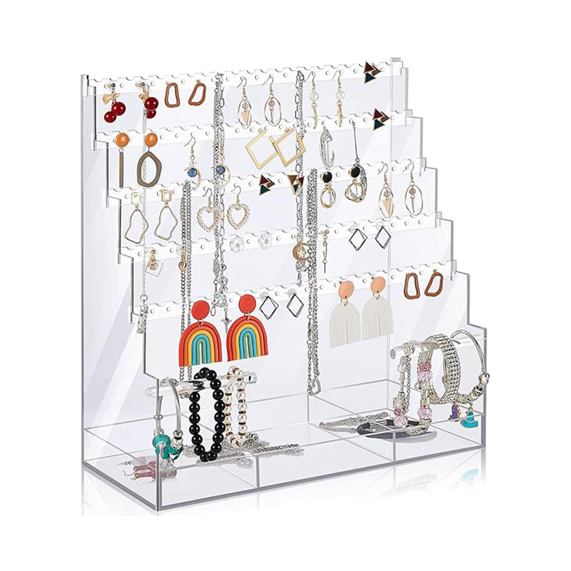 Acrylic jewelry multi-layer storage box