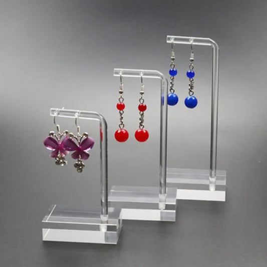 Acrylic earring display stand