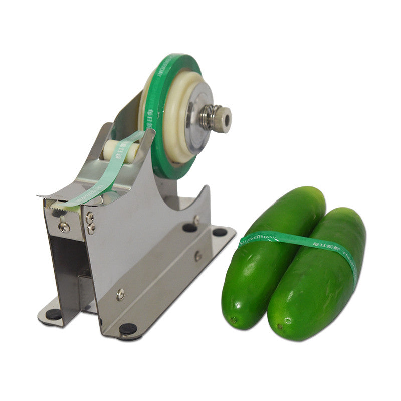 Supermarket vegetable baler environmental protection small adhesive special manual packaging mehines Tape packing machine