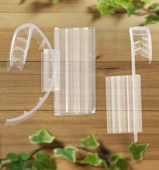 l shaped supermarket shelves buckle clip to panel PP material transparent supermarket store mall