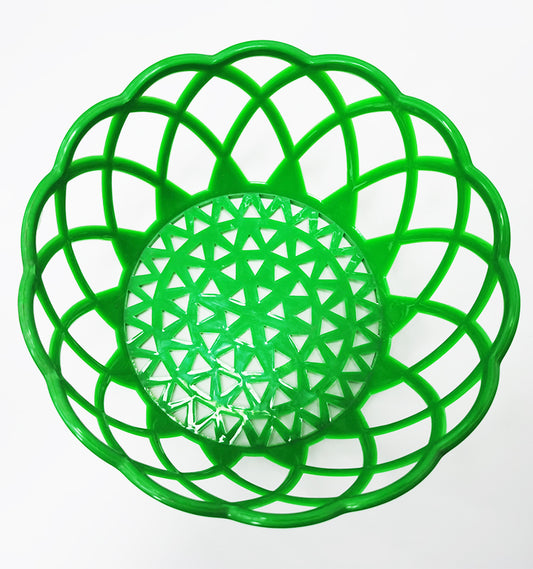 Chinese traditional green basket Egg/fruit Storage portable Basket plastic cheapest basket for supermarket home