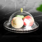 Transparent Food Foretatse Plate With Lid Supermarket Display Stand Fruit Candy Sweet Shop Dispenser Customization Products