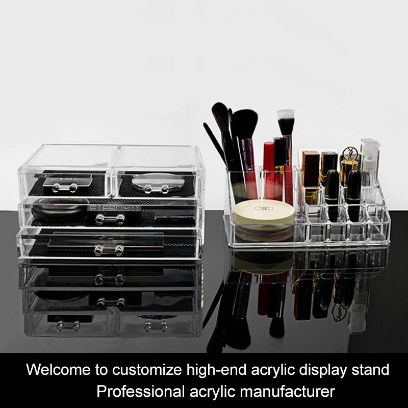 Acrylic cosmetics large capacity drawer dresser