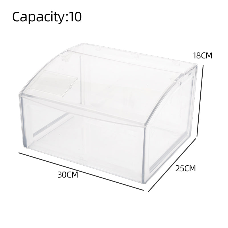 supermarket acrylic candy box transparent 10L to 20L square circle shaped boxes mall storage snack gaine