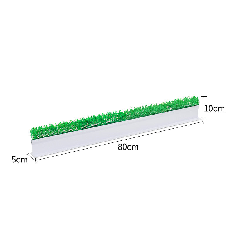 white PVC L40cm Grass Hedge Plastic Partition Boxwood Hedge Green Plant decoration for supmaket self