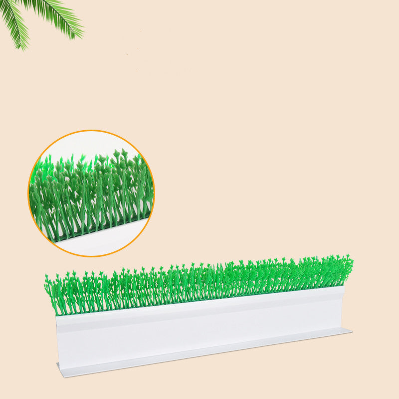 Customize Grass Hedge Plastic Partition Boxwood Hedge Green Plant decoration Grass Divider for supermarket Lenght40cm/80cm