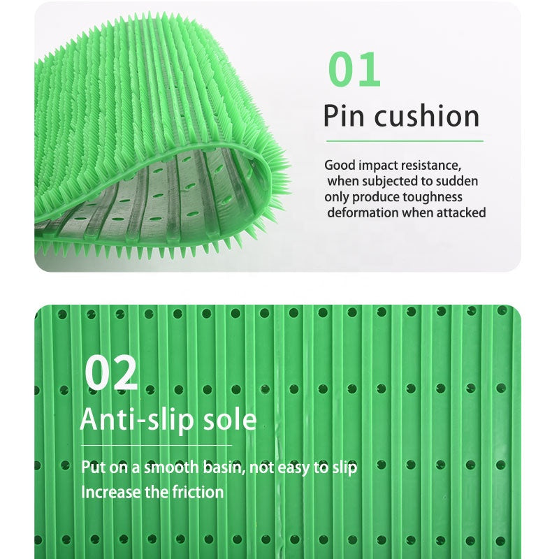 Custom Green Plant decoration Soft Pin Cushion for supermarket self