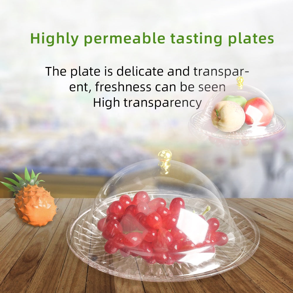 The manufacturer provides a fruit tasting display Table tasting box with display stand