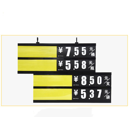 42 Double layer supermarket price board fruit vegetable price tag display holder erasable price tag display
