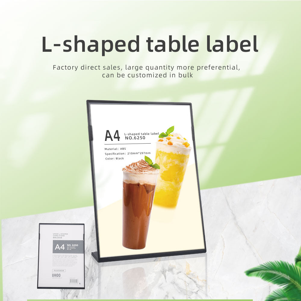 Factory Direct Sale Large Quantity Preferential Can Be Customized In Bulk L-shaped Display Table Label