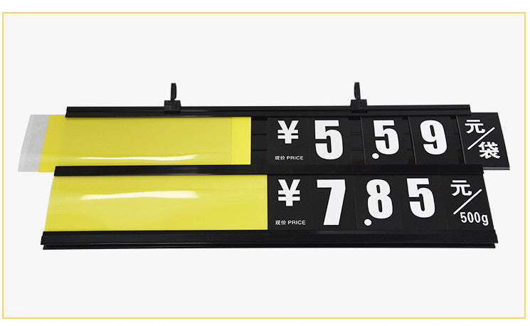 42 Double layer supermarket price board fruit vegetable price tag display holder erasable price tag display