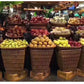 Ole supermarket display Fruit and Vegetable display resin basket